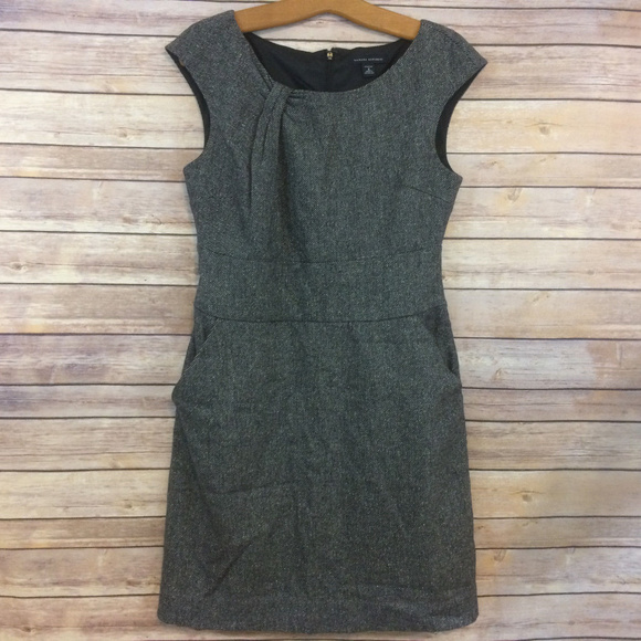 Banana Republic Dresses & Skirts - Banana Republic Gray Wool Career Dress Stretch